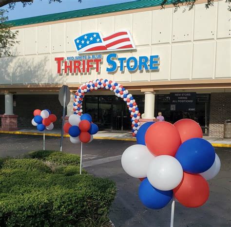 red white and blue thrift store|red white and blue donation.